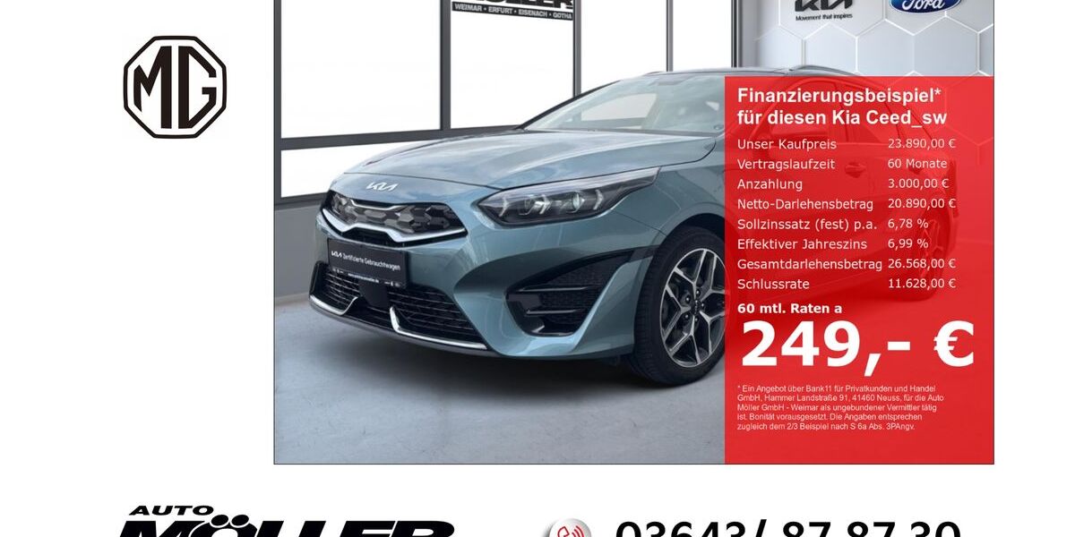 Kia ceed Sportswagon 47.719 km 23.890 &euro; Weimar 99425