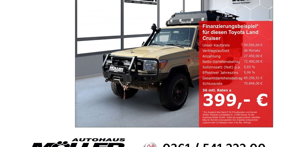 Toyota Land Cruiser 52.283 km 98.999 &euro; Erfurt 99087