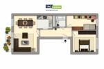 Etagenwohnung Gotha - 3 Zimmer, 59 m&sup2;, 340&euro; | Angebot:26563041