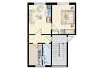 Etagenwohnung Drei Gleichen - 2 Zimmer, 47 m&sup2;, 320&euro; | Angebot:25972442
